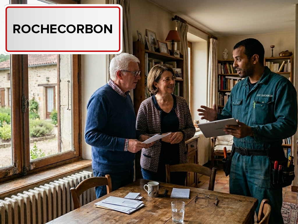 Installation de pompe à chaleur à Rochecorbon (37210) en Indre-et-Loire