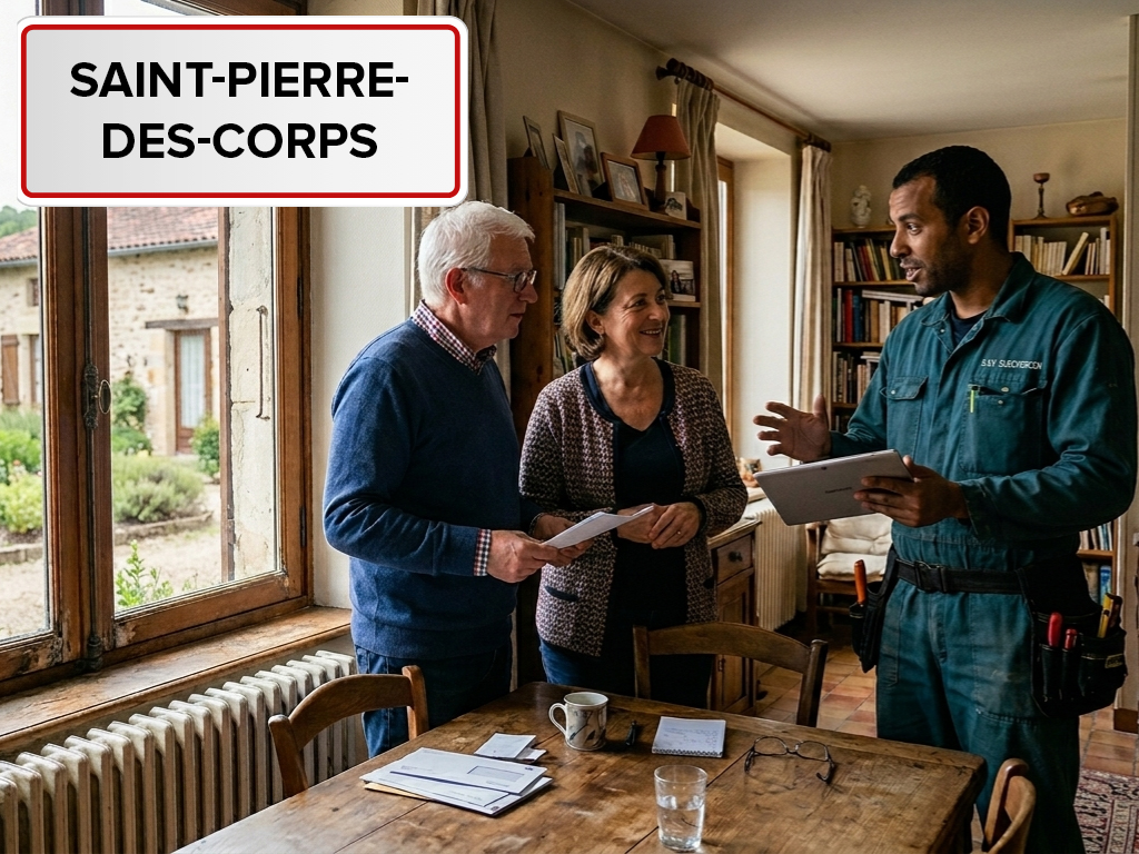 Installation de pompe à chaleur à Saint-Pierre-des-Corps (37700) en Indre-et-Loire
